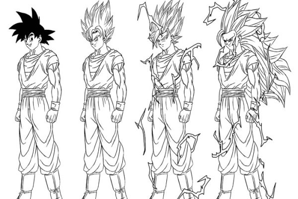 Dragon ball z coloring book