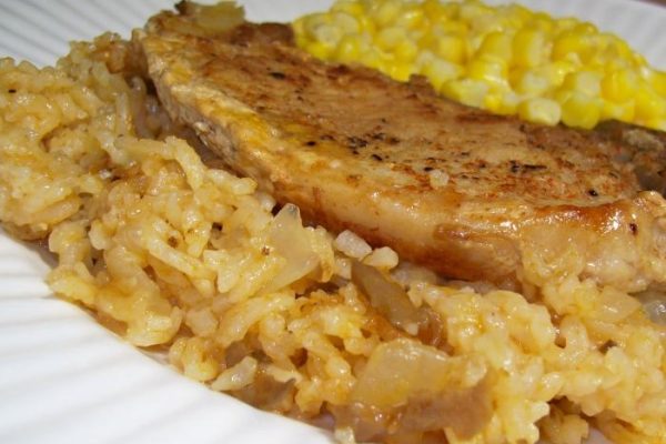 Pork chops rice mushroom soup recipe