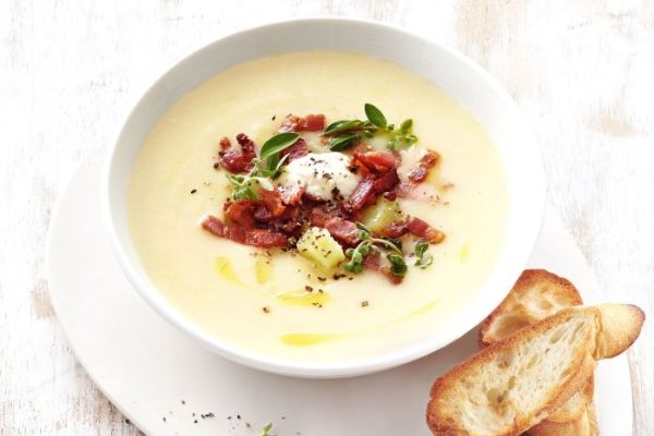 Potato bacon leek soup recipe