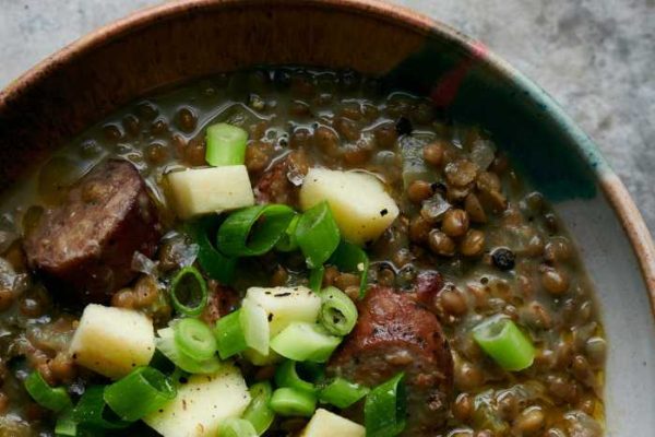 Lentil and sausage soup recipe