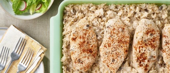 Mushroom soup chicken rice casserole recipe